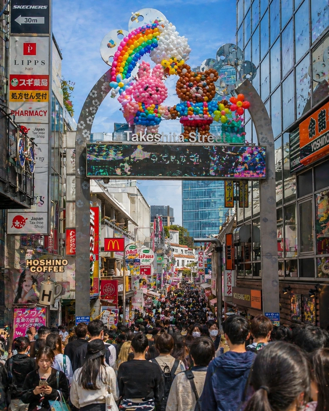 Takeshita street, shopping